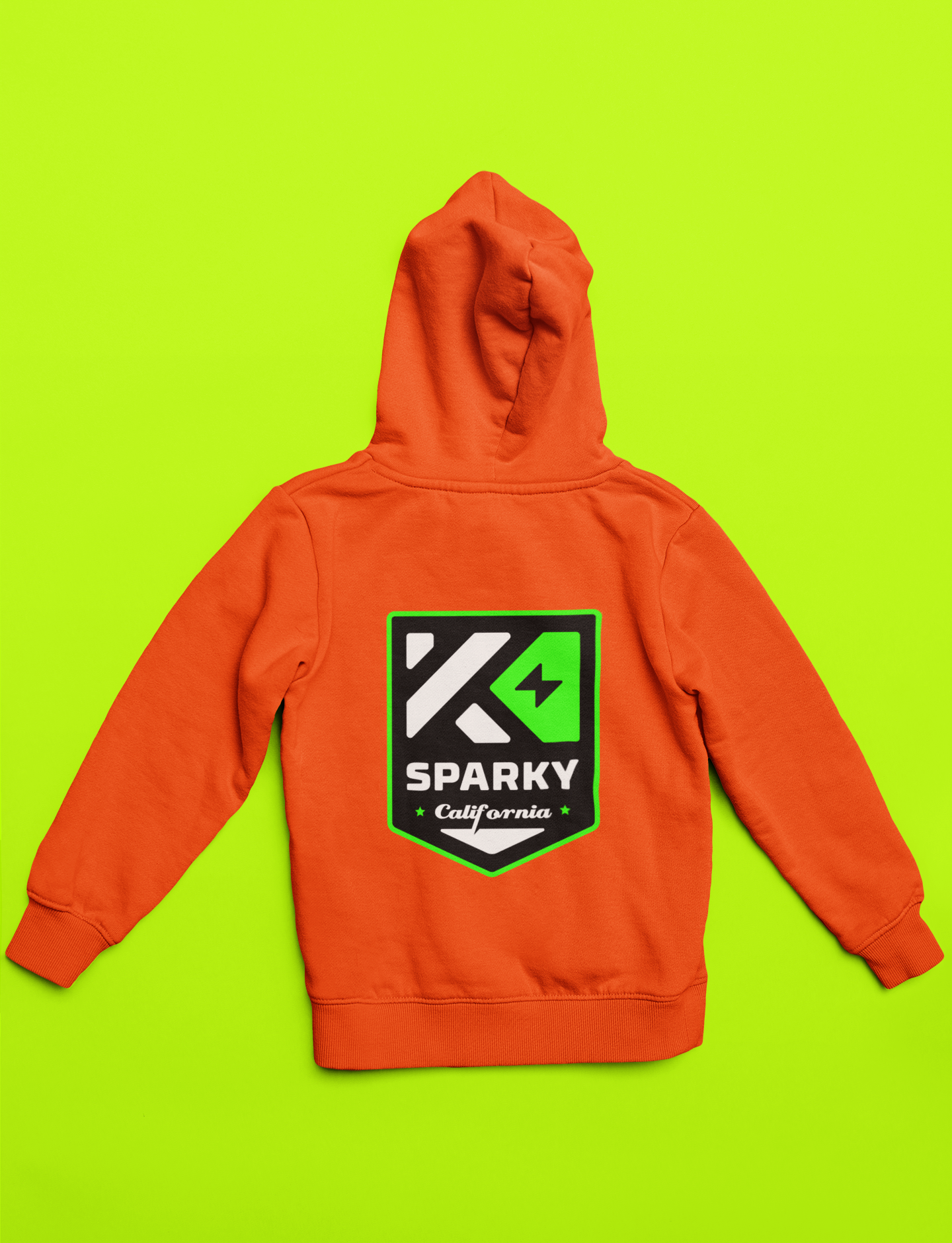 Orange Badge Hoodie