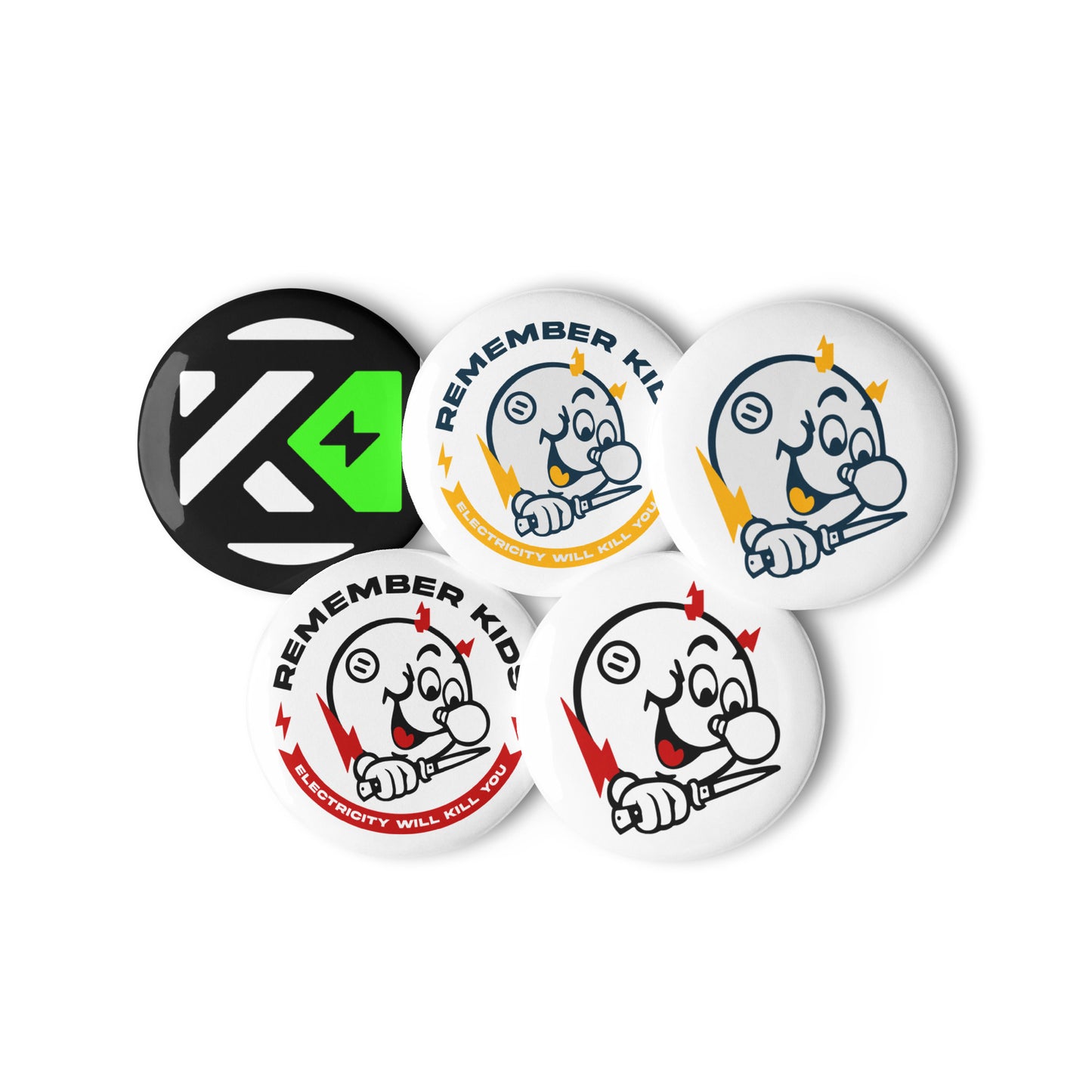 Remember Kids - Pin Buttons